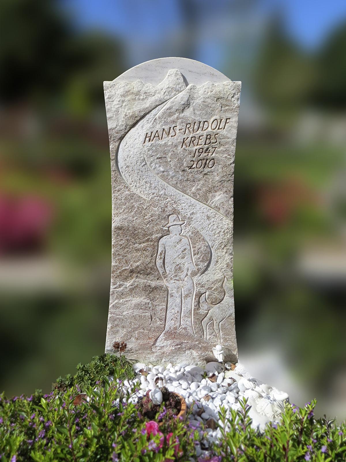 Für Friedhöfe geeignet in Leissigen, Goldiwil und Erlenbach – moderne Grabsteine aus Marmor